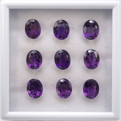 Ametyst, Owalny, 10x8 mm