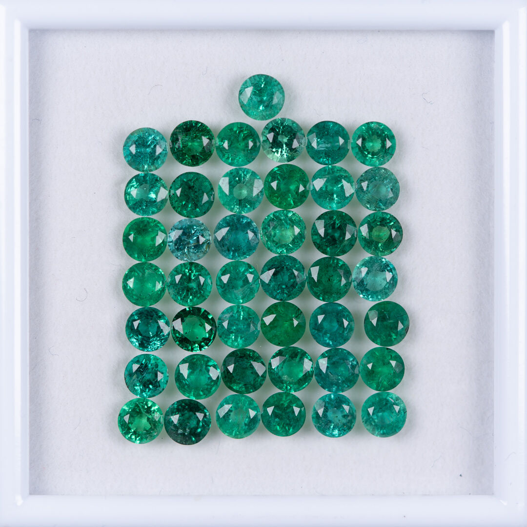 Szmaragd, Okrągły, 5 mm