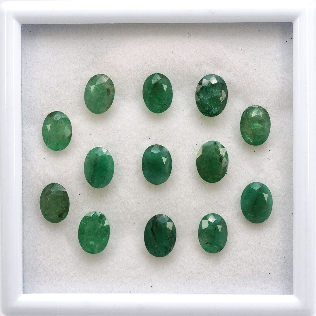 Szmaragd, Owalny, 8x6 mm