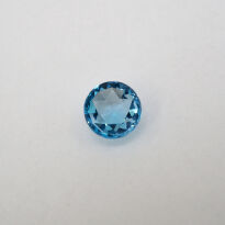 Topaz - Swiss Blue, Okrągły, 7 mm - (Fantazyjny) - 2