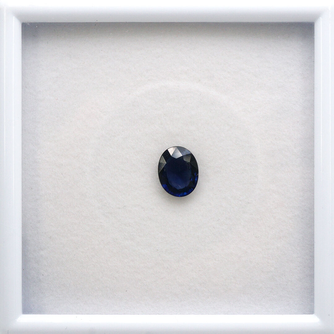 Szafir dyfuzyjny, Owalny, 9x7 mm