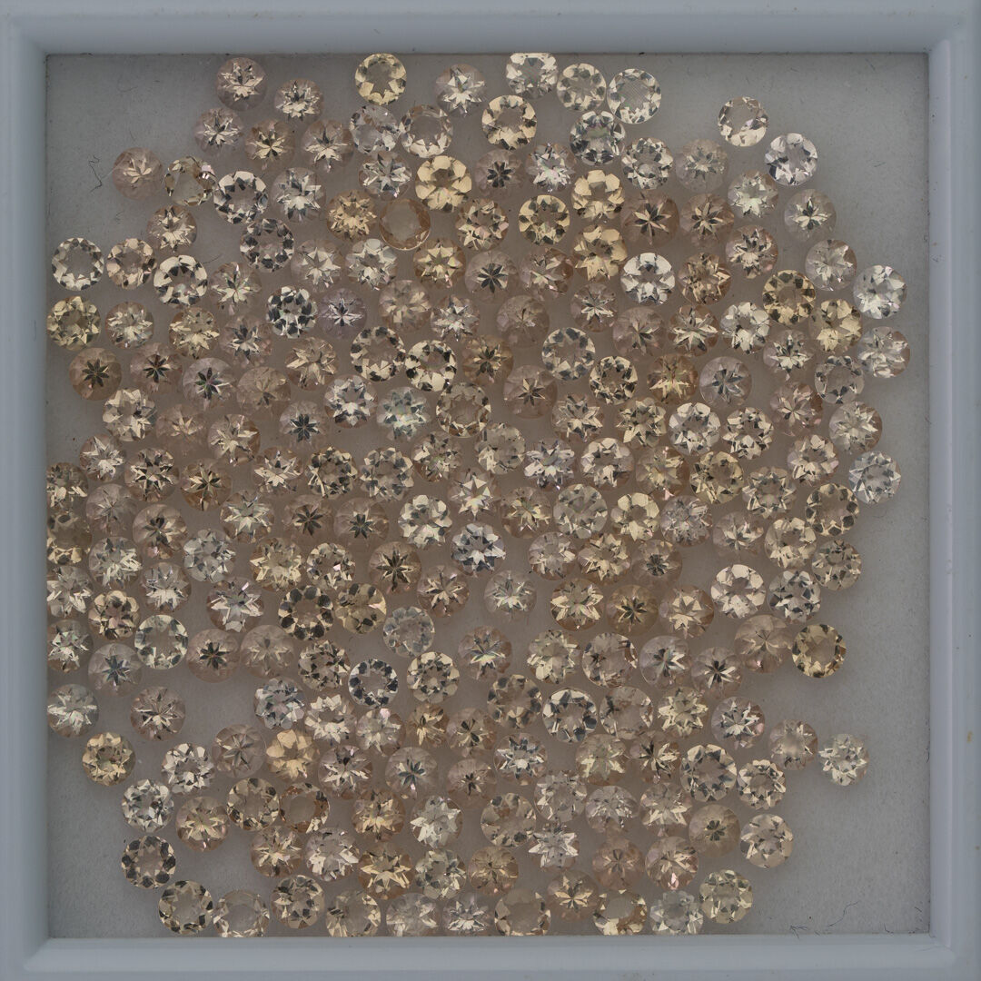 Morganit, Okrągły, 3 mm