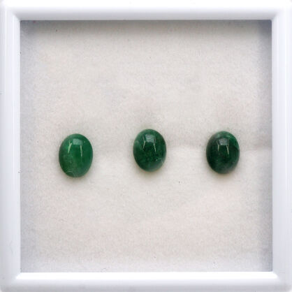 Szmaragd, Owalny, 9x7 mm