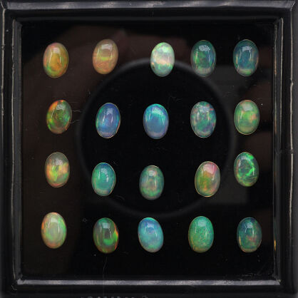 Opal, Owalny, 7x5 mm
