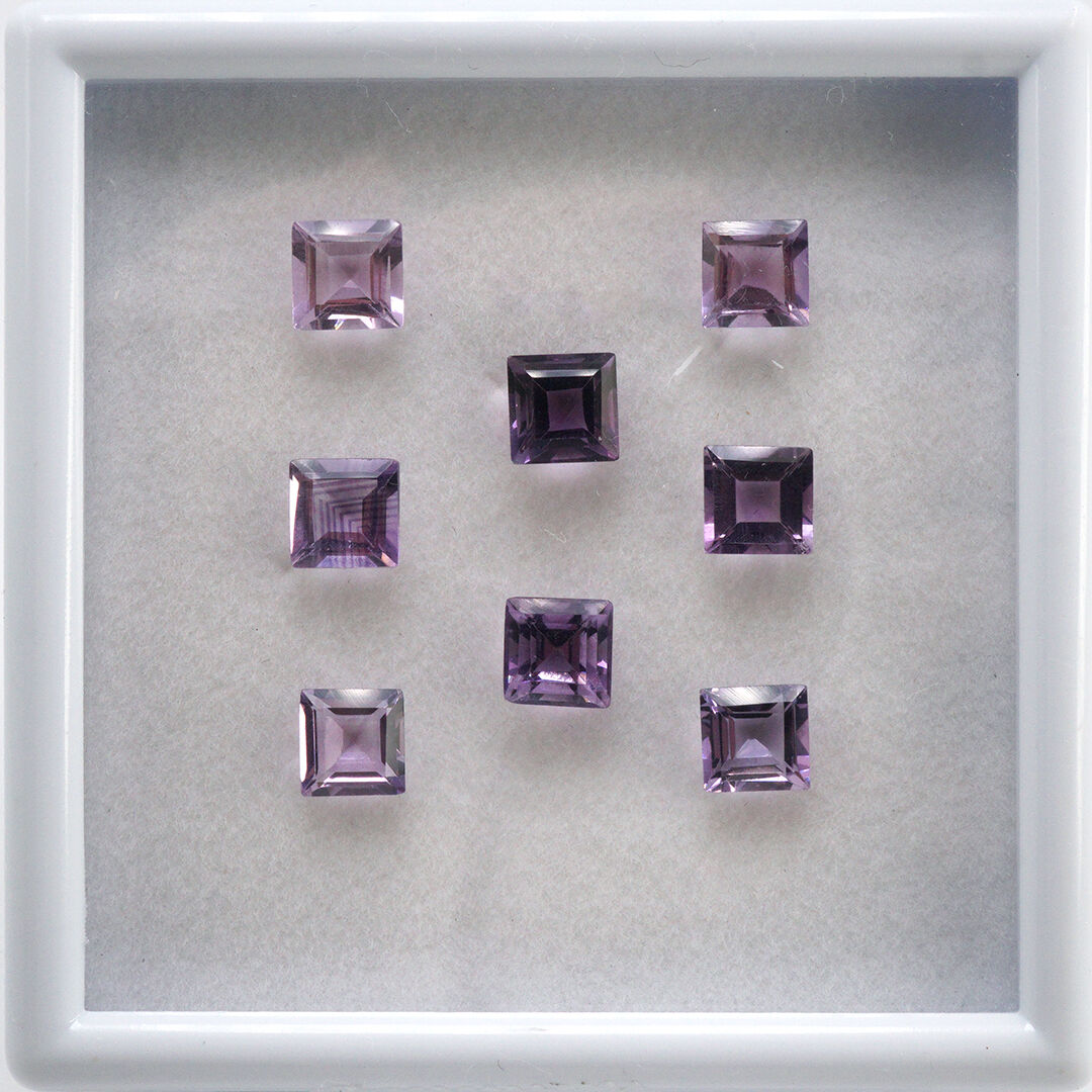 Ametyst, Kwadrat, 6x6 mm