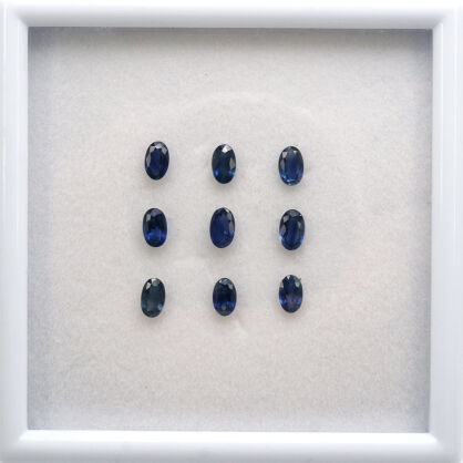 Szafir, Owalny, 6x4 mm