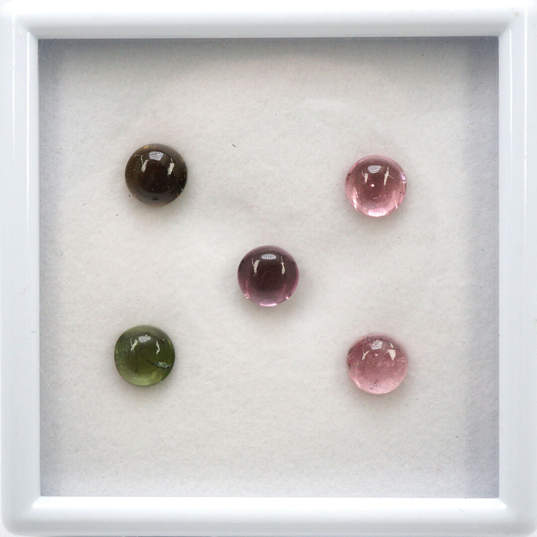 Turmalin, Okrągły, 7 mm