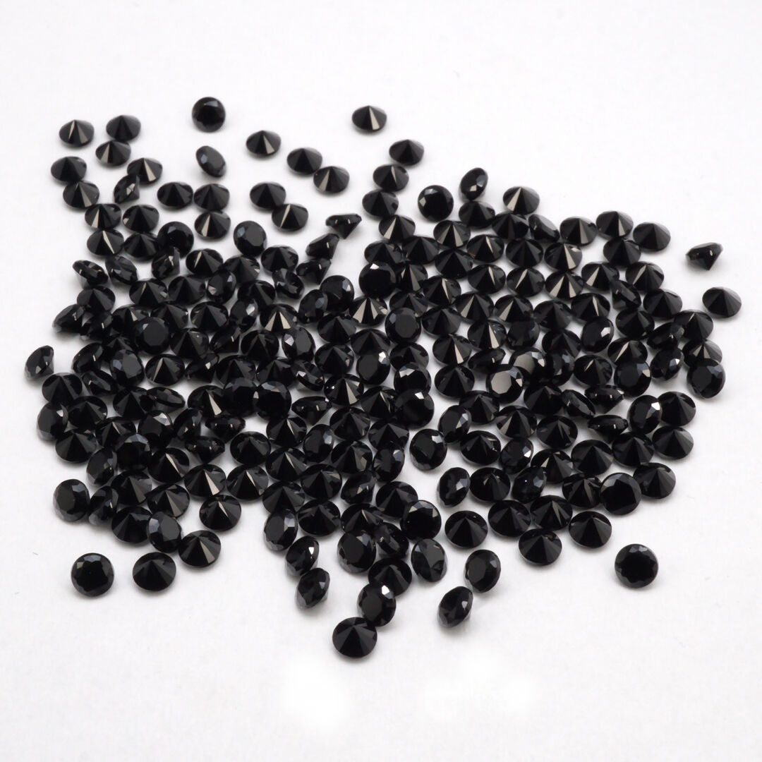 Spinel Czarny, Okrągły, 3 mm