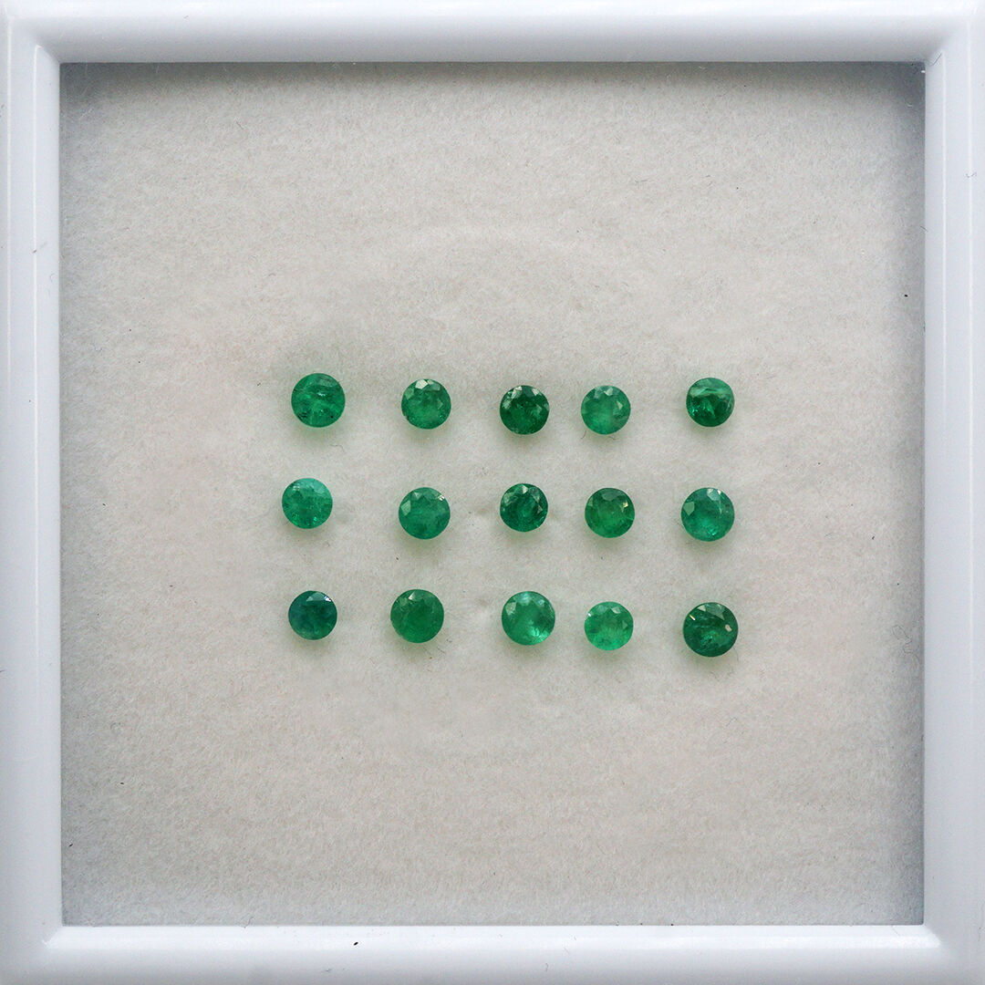 Szmaragd, Okrągły, 3 mm