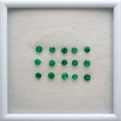 Szmaragd, Okrągły, 3 mm