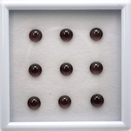 Granat, Okrągły, 6 mm