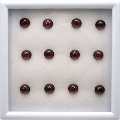 Granat, Okrągły, 5 mm