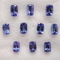 Tanzanit, Poduszka, 6x4 mm