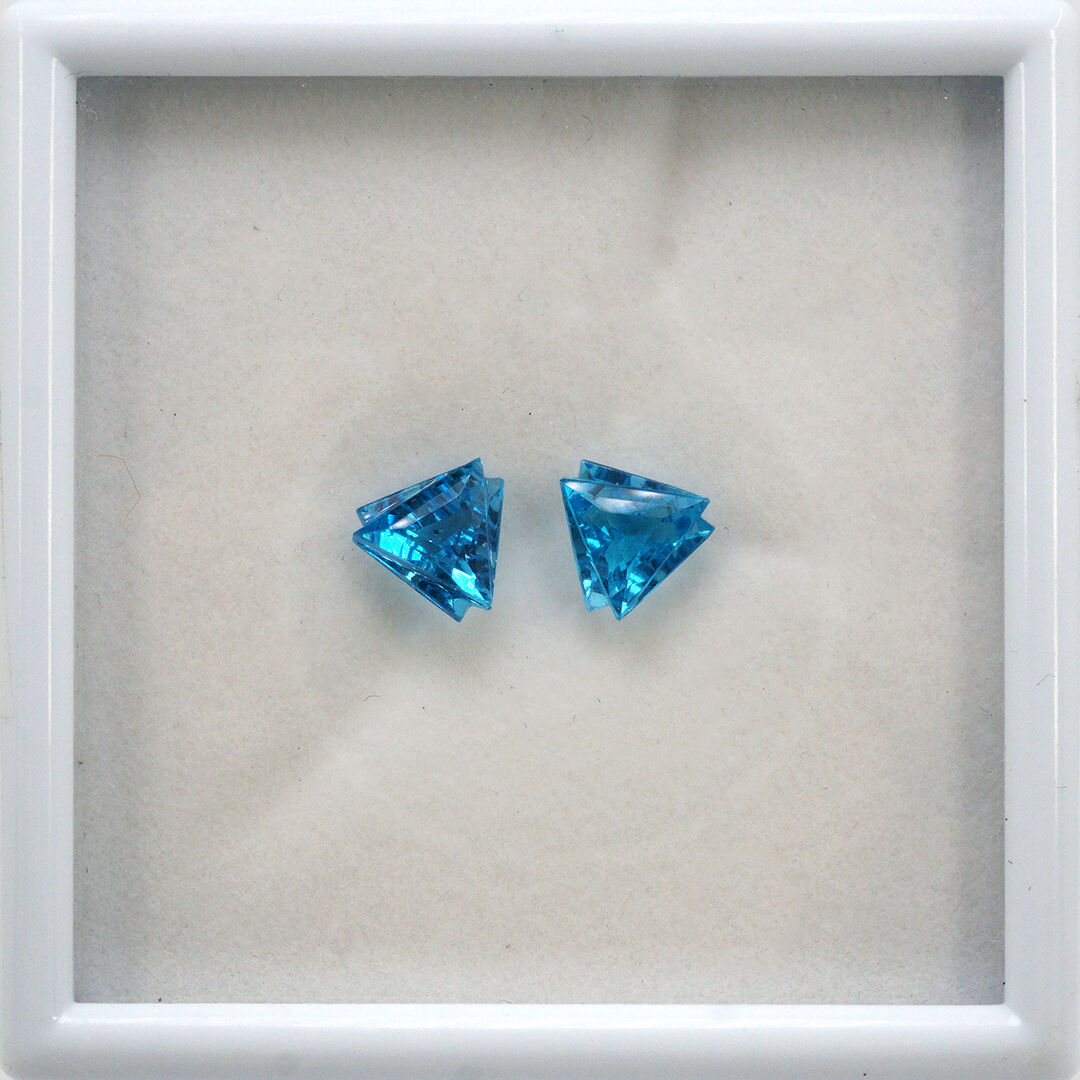 Topaz - Swiss Blue, Trójkąt, Free Size - Fantazyjny