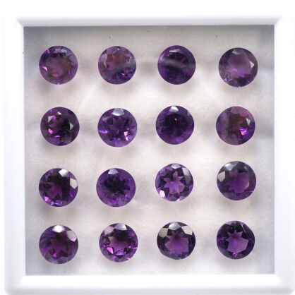 Ametyst, Okrągły, 8 mm