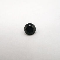 Spinel Czarny, Okrągły, 4 mm - 2