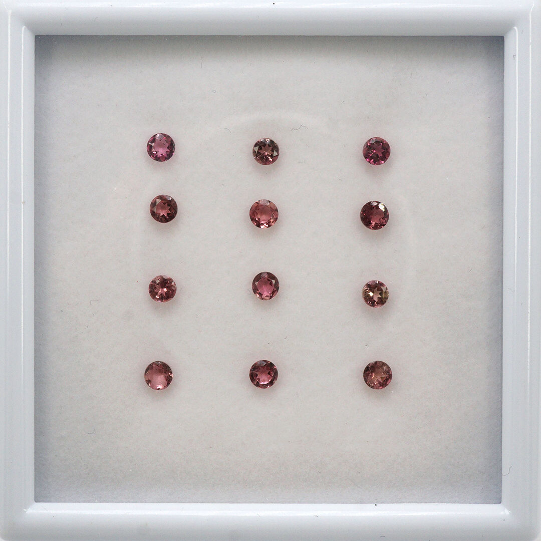 Turmalin, Okrągły, 3 mm