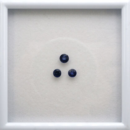 Szafir dyfuzyjny, Okrągły, 4 mm