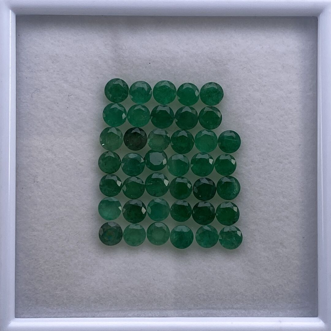 Szmaragd, Okrągły, 4 mm