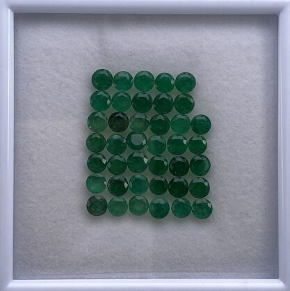 Szmaragd, Okrągły, 4 mm