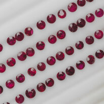 Rubin, Okrągły, 3 mm