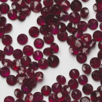 Rubin, Okrągły, 3 mm
