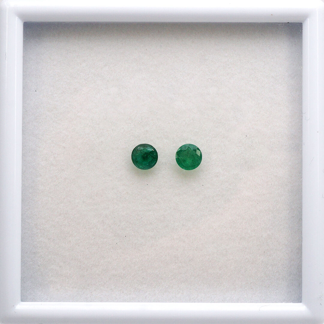 Szmaragd, Okrągły, 5 mm