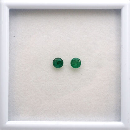 Szmaragd, Okrągły, 5 mm