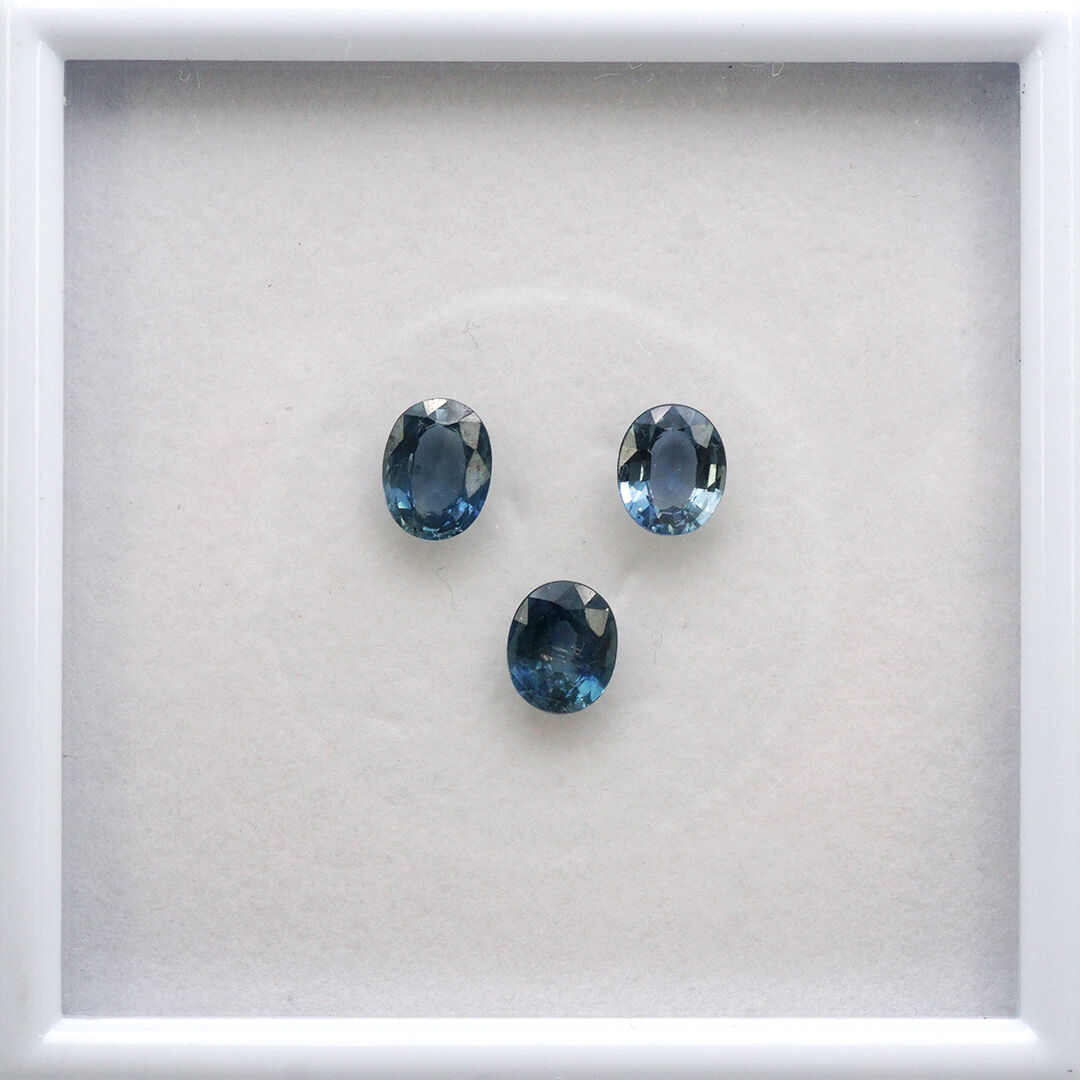 Szafir, Owalny, 7.5 x 6 mm