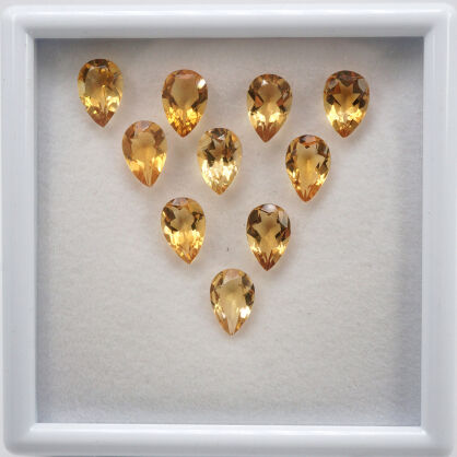 Cytryn, Gruszka, 9x6 mm