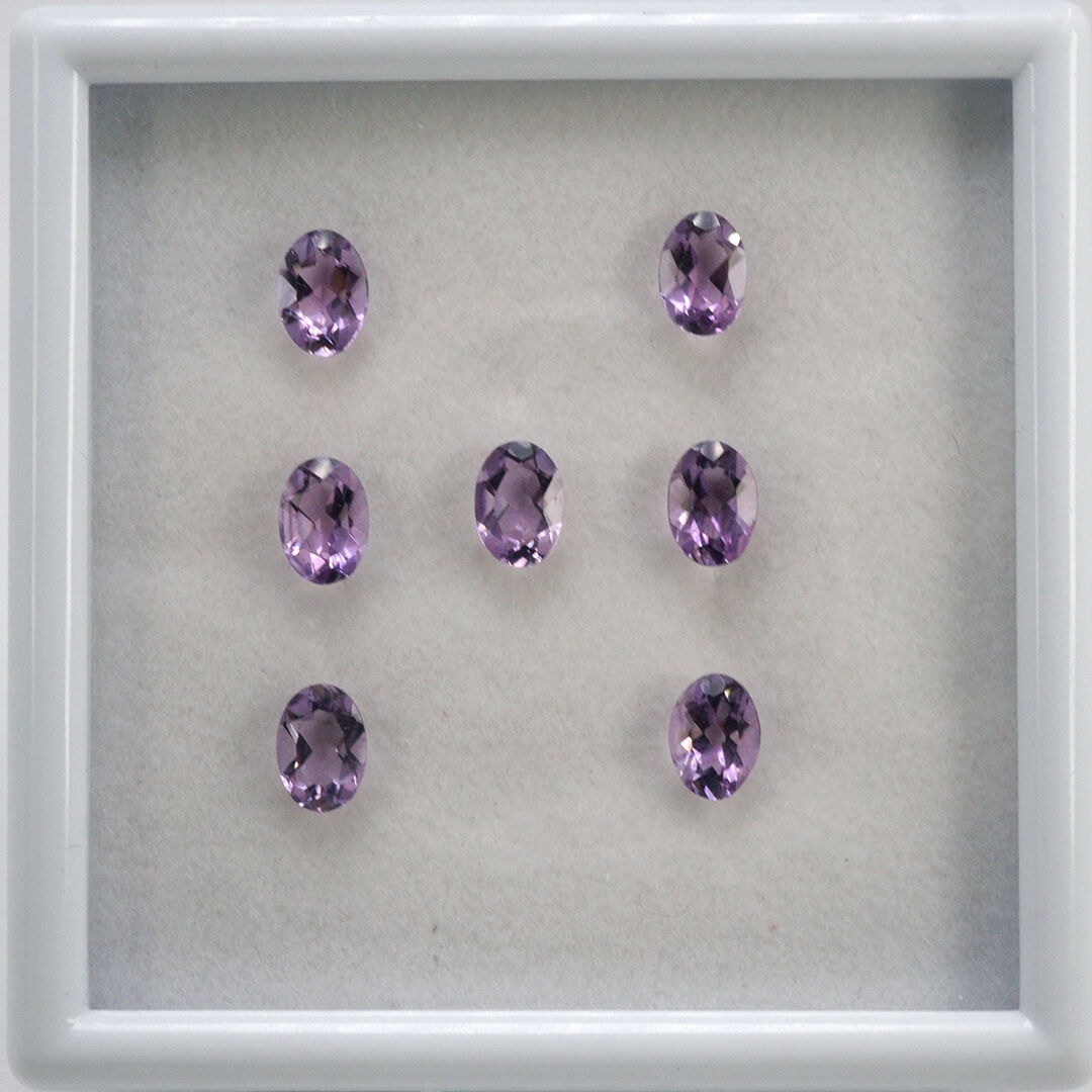 Ametyst, Owalny, 7x5 mm