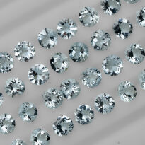 Akwamaryn, Okrągły, 6 mm