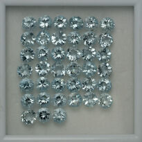 Akwamaryn, Okrągły, 6 mm