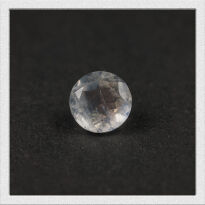 Kamień księżycowy, Okrągły, 6 mm, Fasetowany