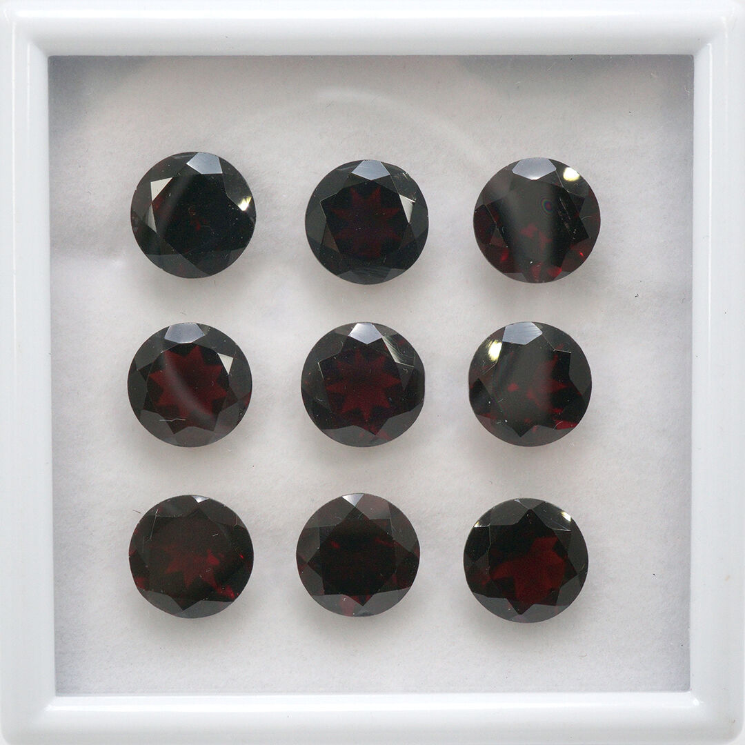 Granat, Okrągły, 10 mm