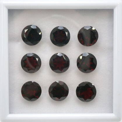 Granat, Okrągły, 10 mm