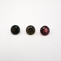 Turmalin, Okrągły, 5 mm - 2