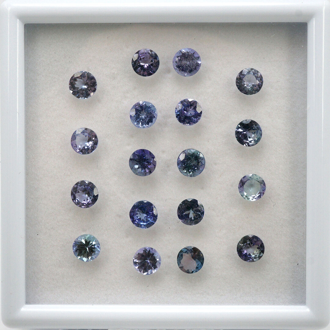 Tanzanit, Okrągły, 5 mm