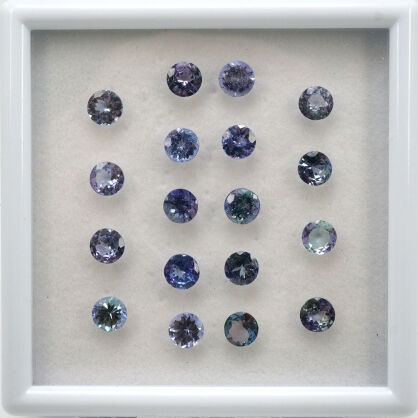 Tanzanit, Okrągły, 5 mm
