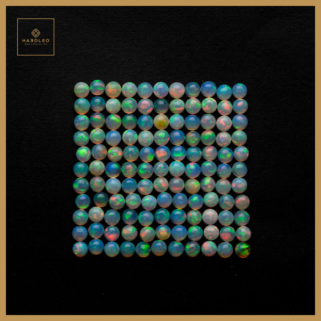 Opal, Okrągły, 6 mm