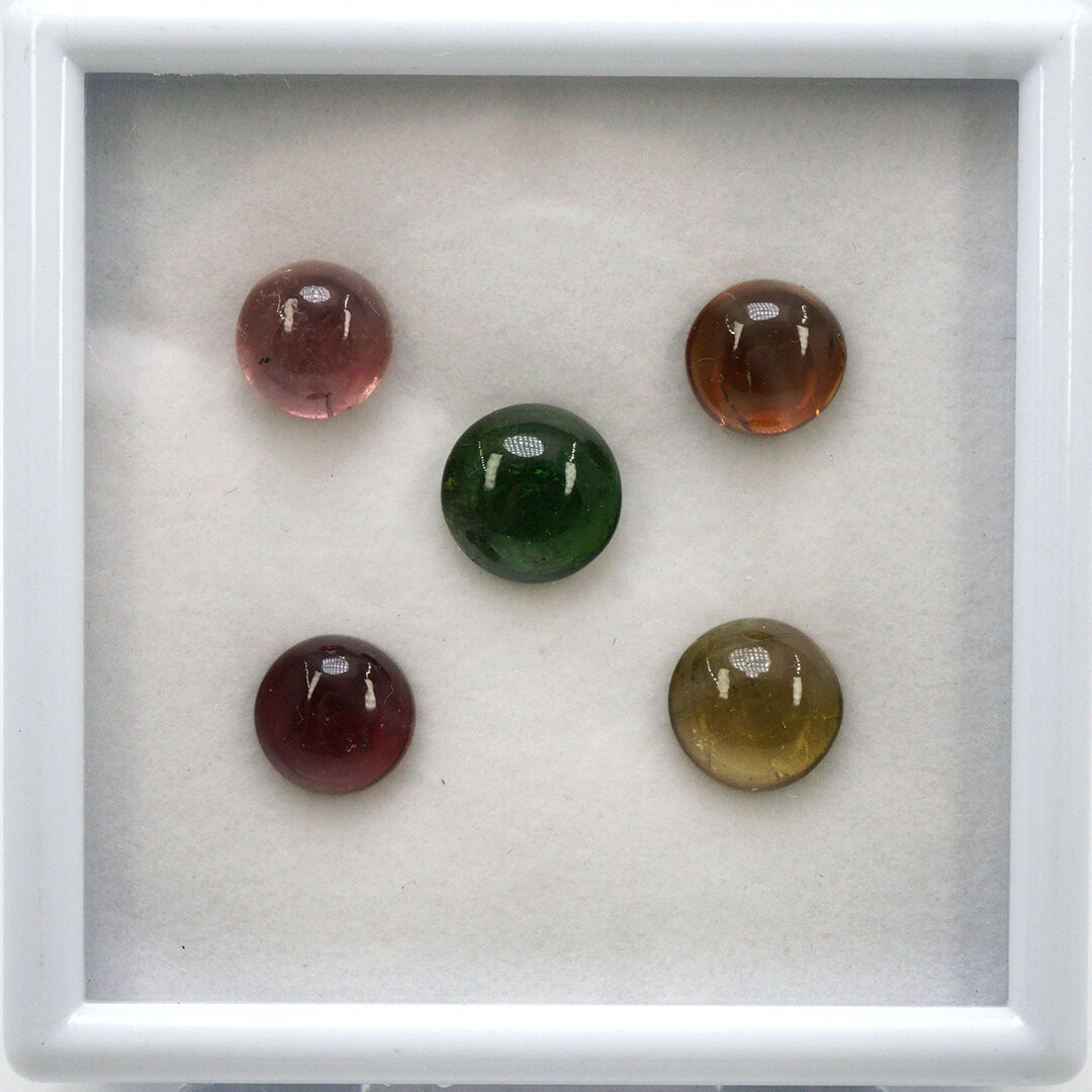 Turmalin, Okrągły, 9 mm