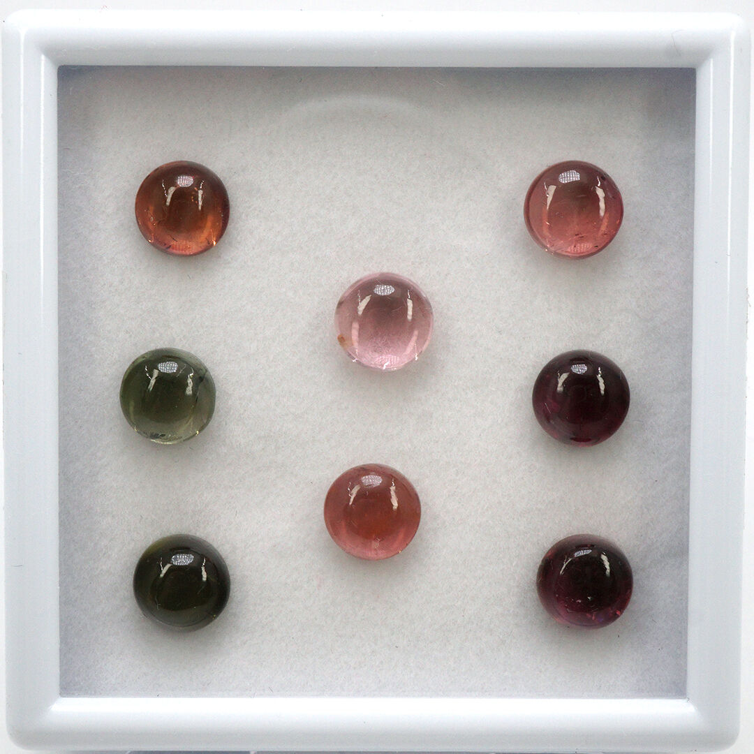 Turmalin, Okrągły, 8 mm