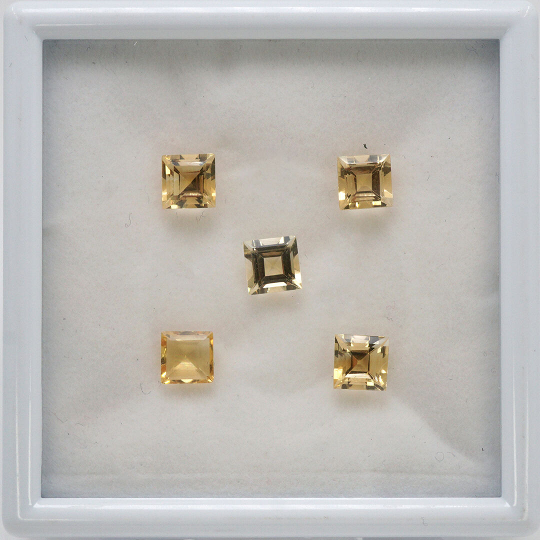 Cytryn, Kwadrat, 6x6 mm