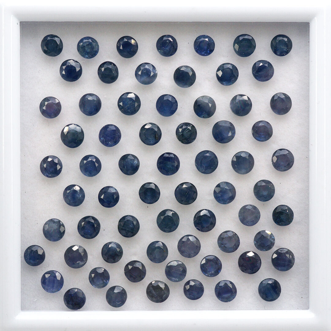 Szafir, Okrągły, 4 mm