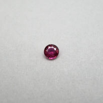 Rubin, Okrągły, 3 mm - 2