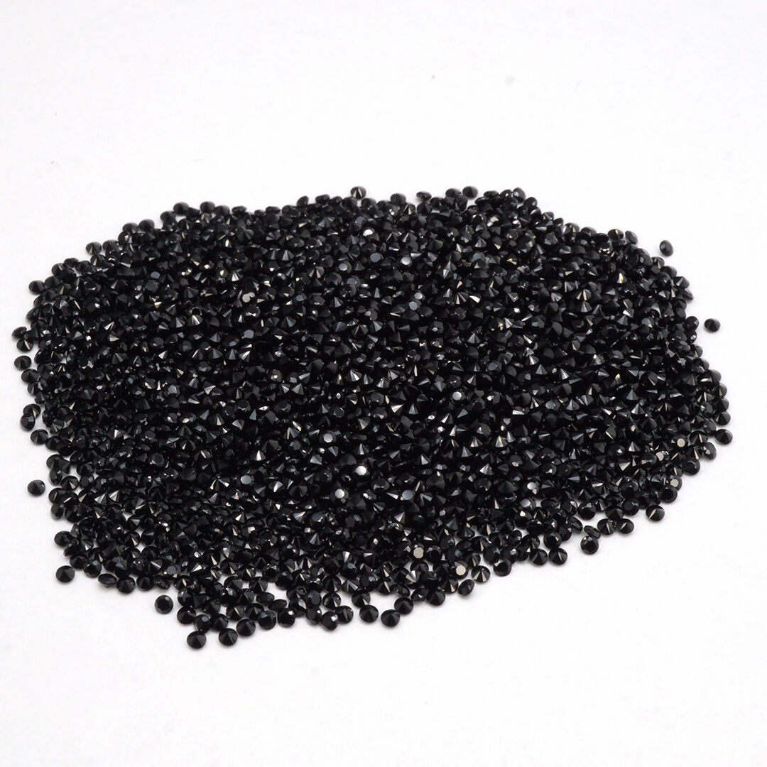 Spinel Czarny, Okrągły, 1.25 mm