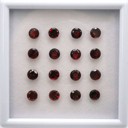 Granat, Okrągły, 5 mm