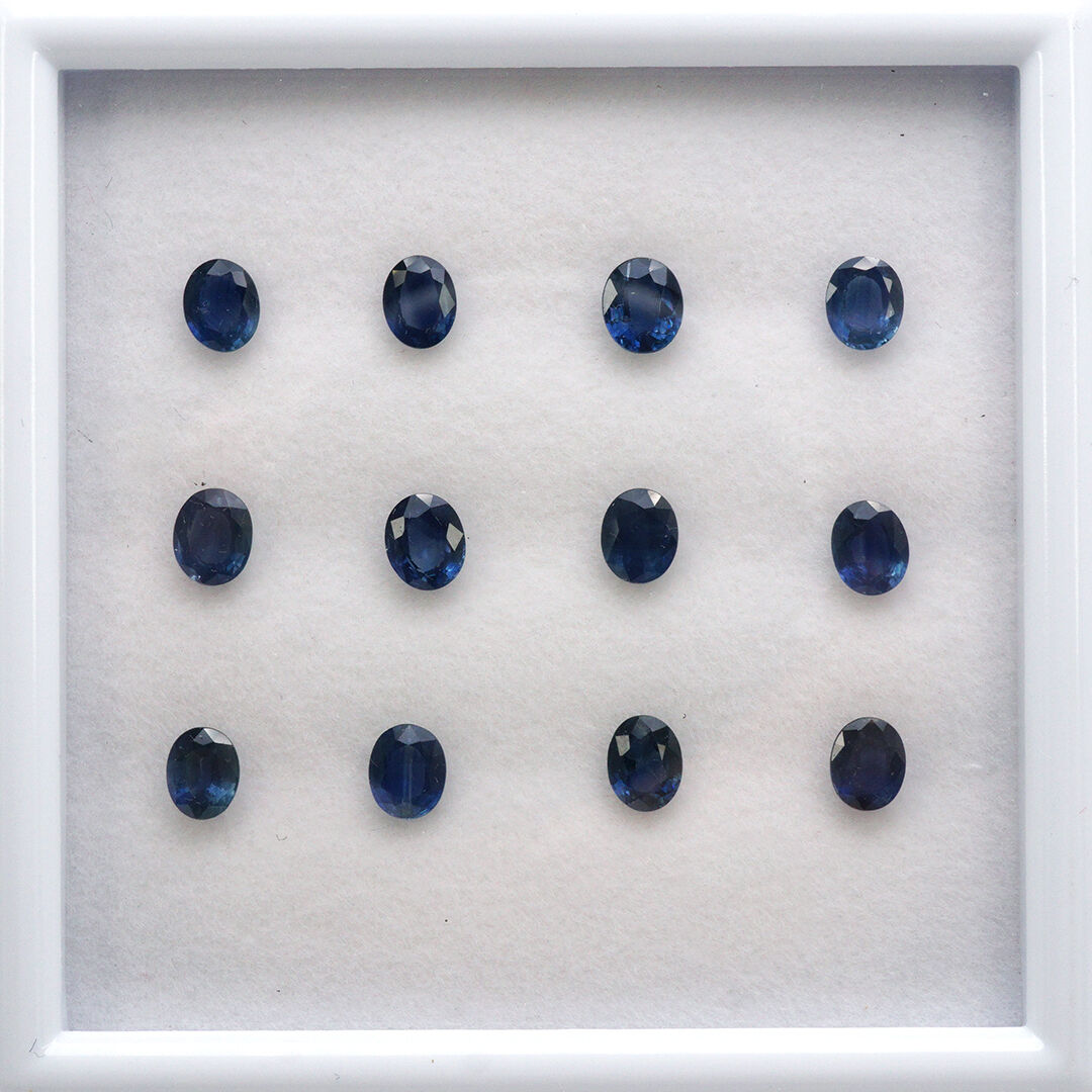 Szafir, Owalny, 5x4 mm