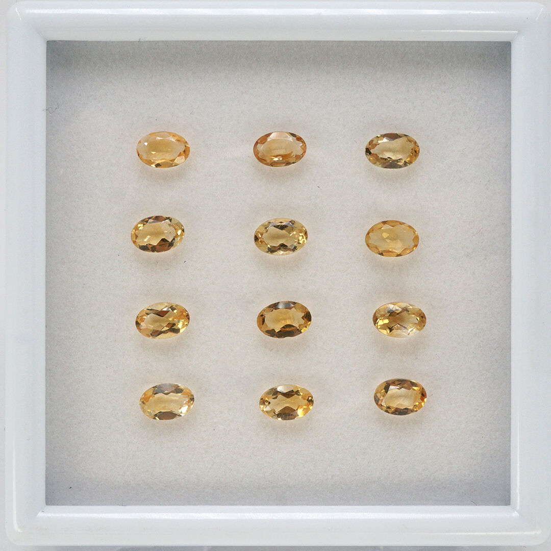 Cytryn, Owalny, 6x4 mm