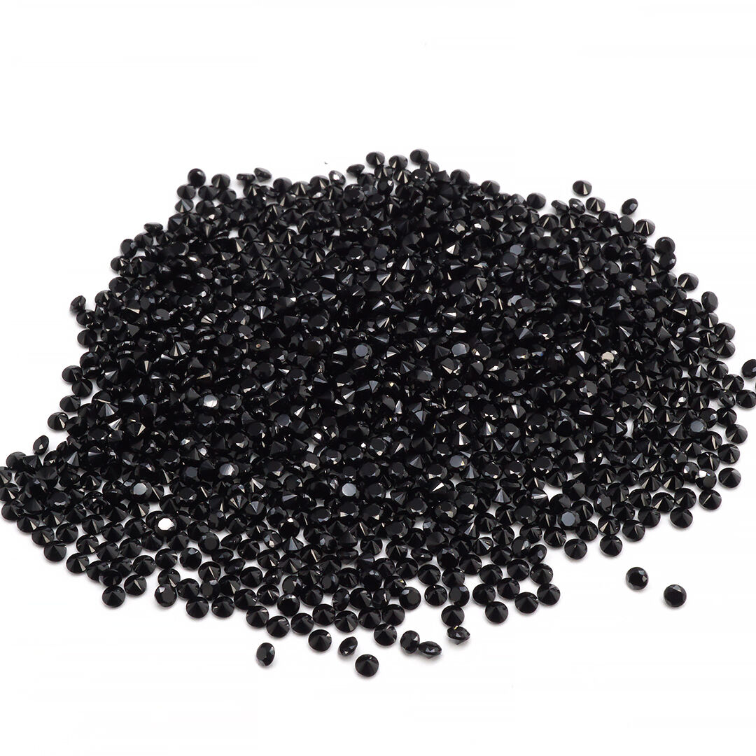 Spinel Czarny, Okrągły, 1.50 mm